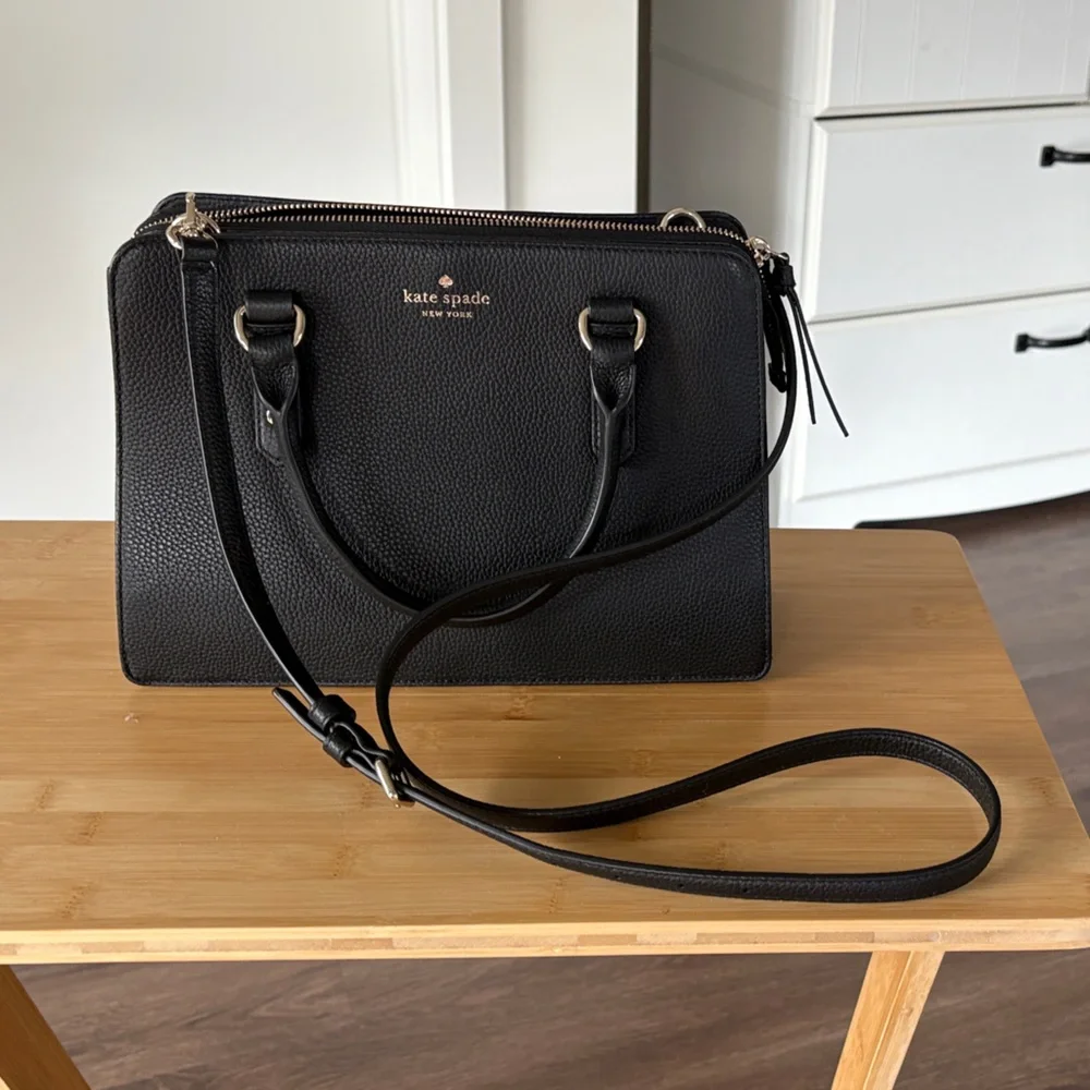 Kate Spade New York Cameron Street Candace Black Leather Satchel